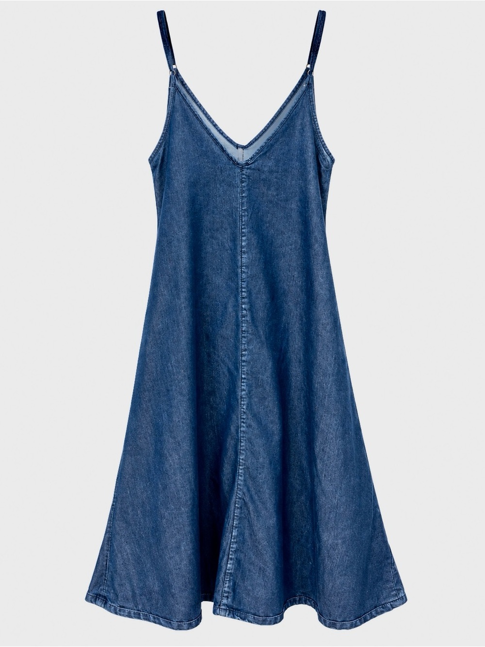 Women’s  DAZY by SHEIN Denim Maxi Cami Dress – Blue – Size L